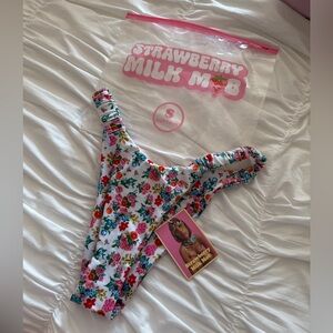 NWT Strawberry Milk Mob Tutti Frutti Bottom
